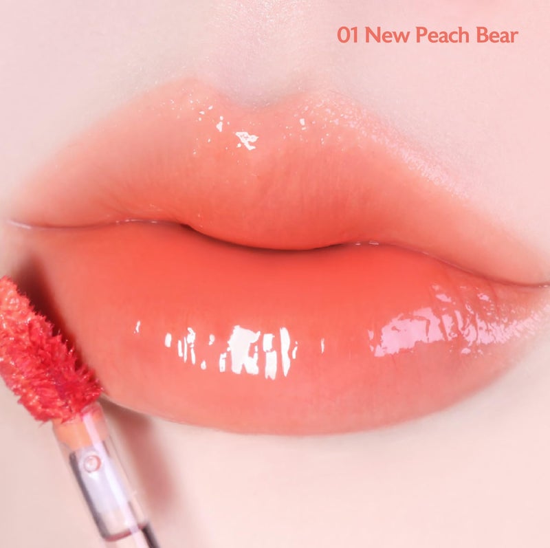 MILKTOUCH Jelly Fit Lip Tint (04 Mute-Ficial Plum) with Cooling Plumping Effect and Water-Based Non-Sticky Texture | Long Lasting Korean Beauty Lipstain Tinted Gloss | Stocking Stuffers for Women - Image 2