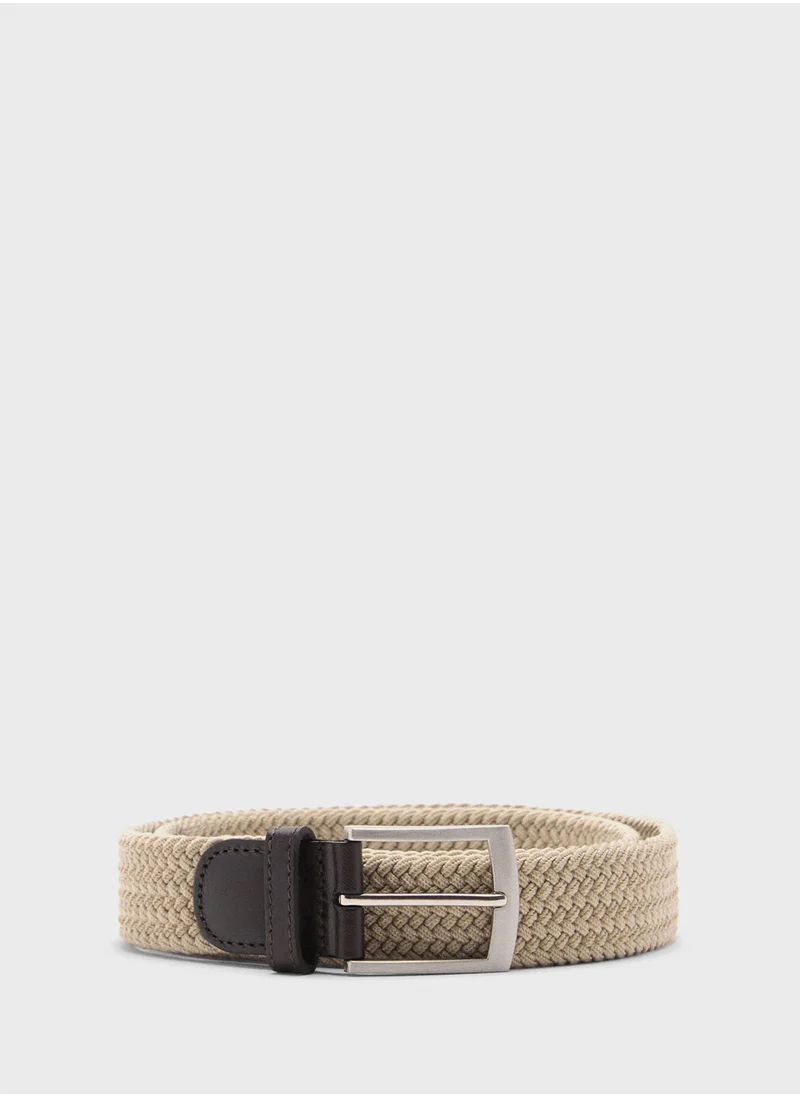 Mango Man Allocated Hole Elastic Belt