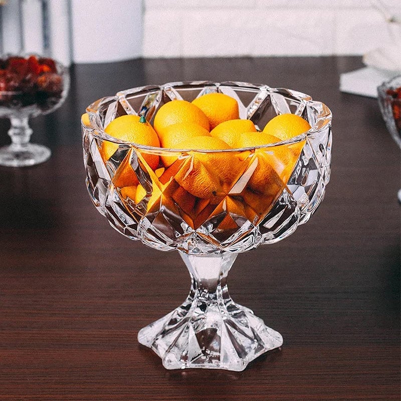 bellemax 300ML Crystal Glasses Bowl Dishes for Desserts MilkshakeFruitSundae Jellies and Ice Cream Glass Serving Cups Perfect for Home Restaurants and Parties Dishwasher Safe - Image 5