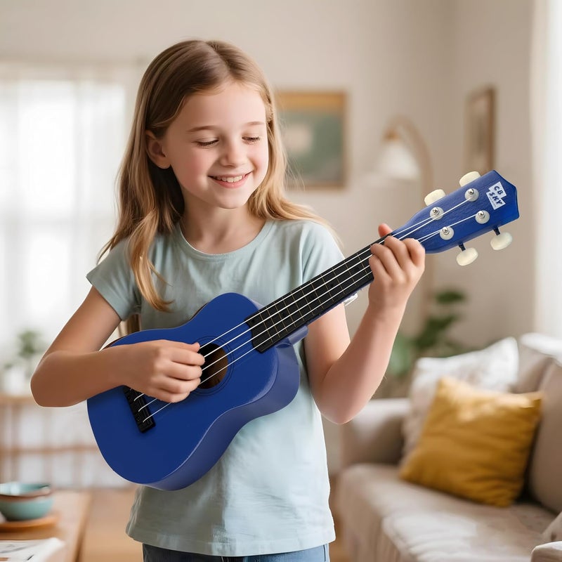 CB SKY Soprano Ukulele 21"/53cm beginners, students kids guitar (Blue) - Image 5