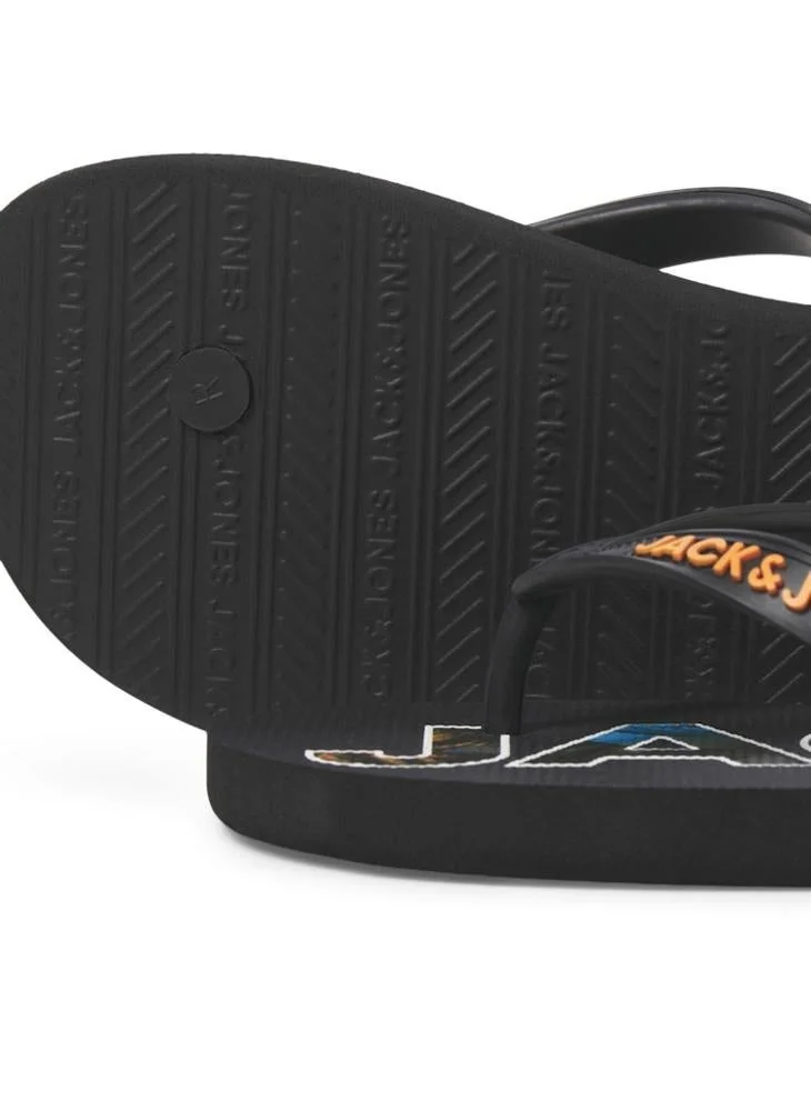Jack & Jones Junior JFWLOGO PALM PRINT FLIP FLOP JNR