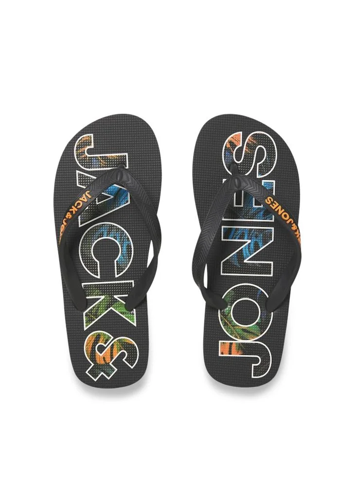 Jack & Jones Junior JFWLOGO PALM PRINT FLIP FLOP JNR