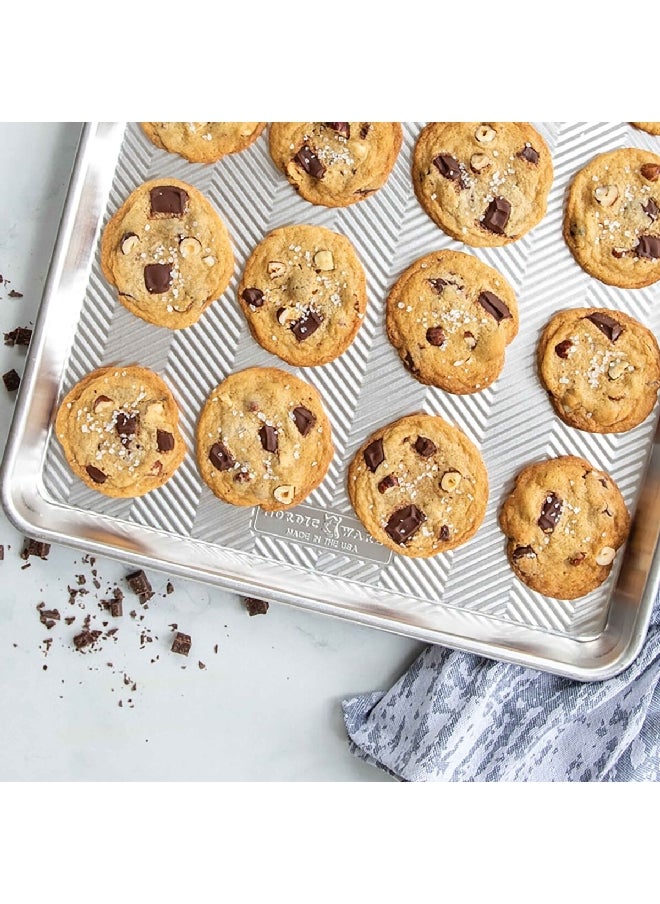 NORDICWARE Prism Big Baking Sheet Silver 1 x 13 .63 x 19.50 Inch 44670  - Image 4