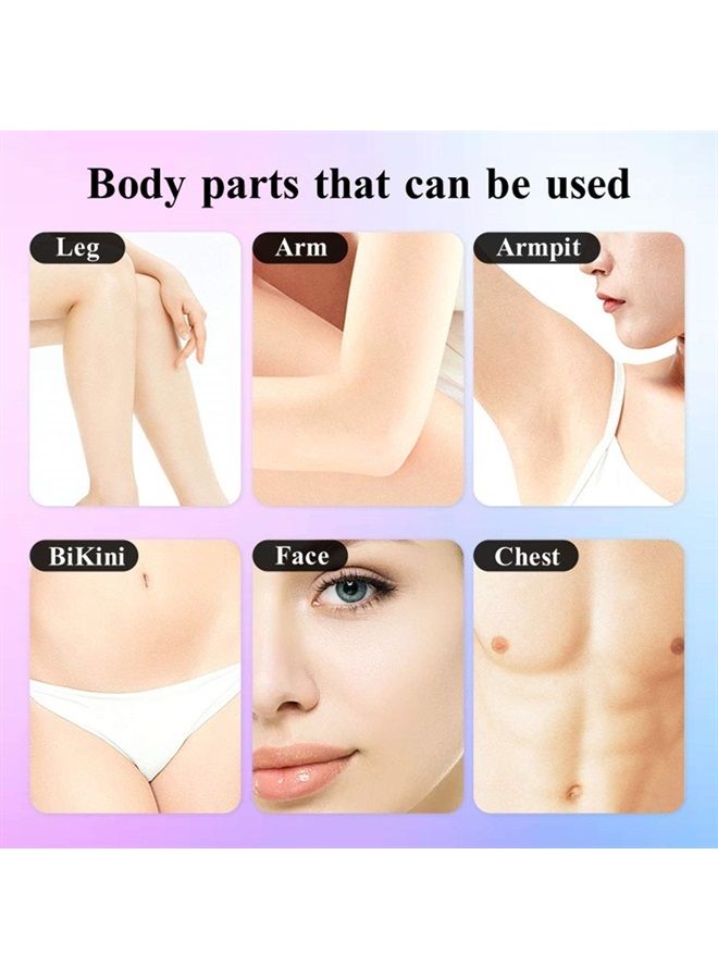 SUMAX Wax Strips, 40 Strips Body Wax Strips, for Women Body and Legs Bikini Brazilian Wax Strips Diy Wax Strips Hair Removal 