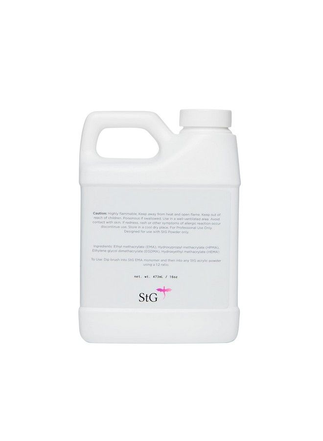 STG مونومر أكريليك إيما احترافي بدرجة 16 أونصة خالٍ من ميثيل ميثاكريليت، قليل الرائحة، غير قابل للاصفرار، سائل نحت الأظافر (مونومر أكريليك) - Image 5