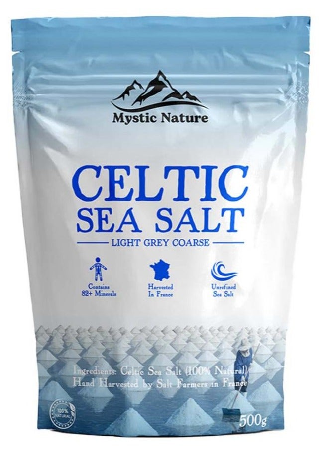 Mystic Nature Mystic Nature Celtic Sea Salt Light Grey   500g - Image 1