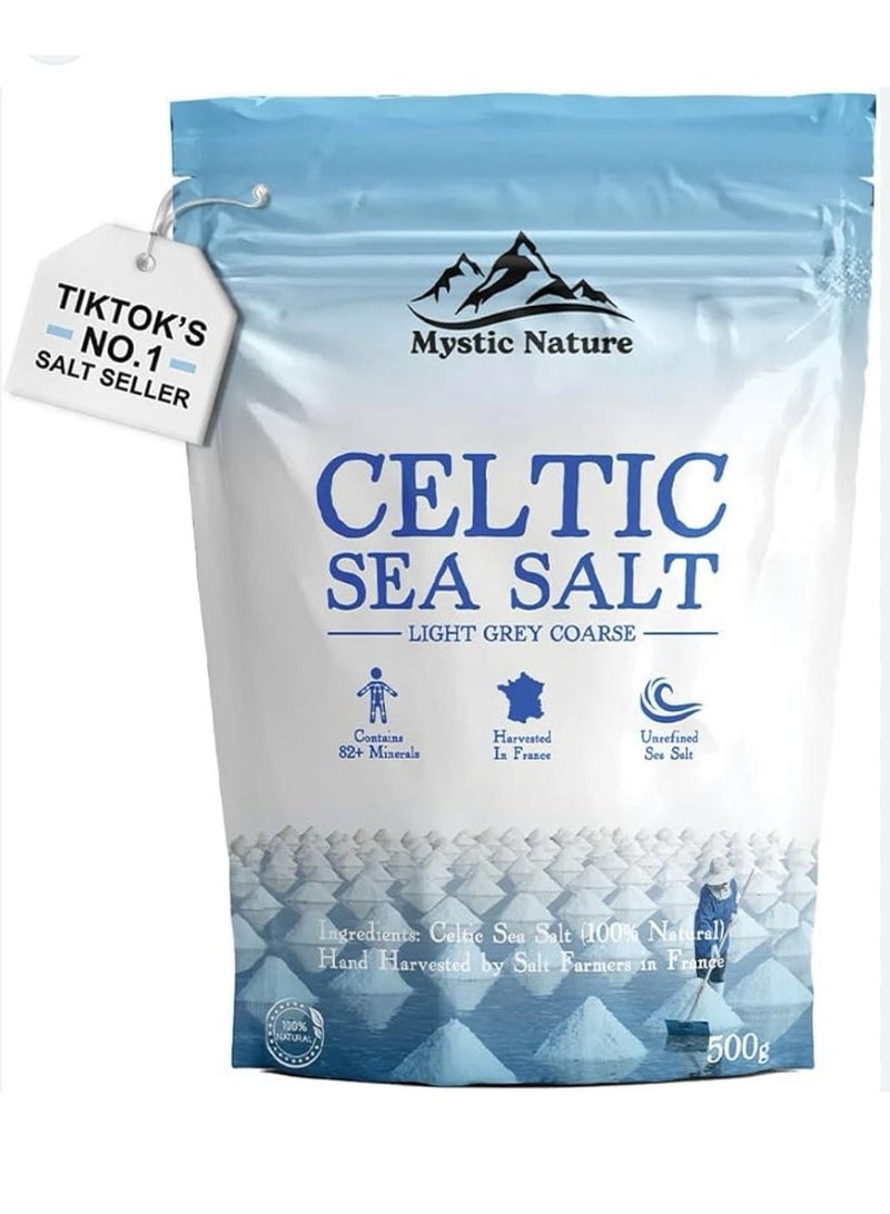 Mystic Nature Mystic Nature Celtic Sea Salt Light Grey   500g - Image 2