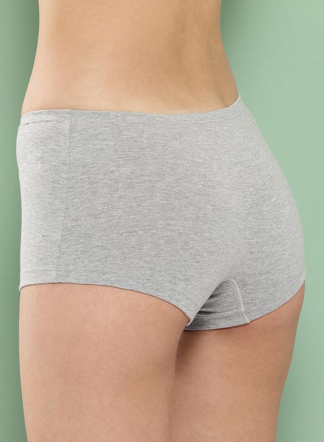 Leading Lady Pack of 2  - Solid Cotton Boyshorts - Image 5