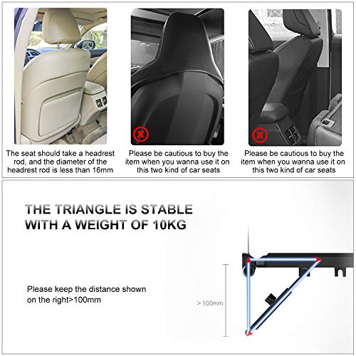 CPROSP Car Steering Wheel Seat Tray Desk Foldable Portable with Mouse Drawer for Eating Writing Working in Car, with Notebook Groove/Drink Cup Groove - Image 5