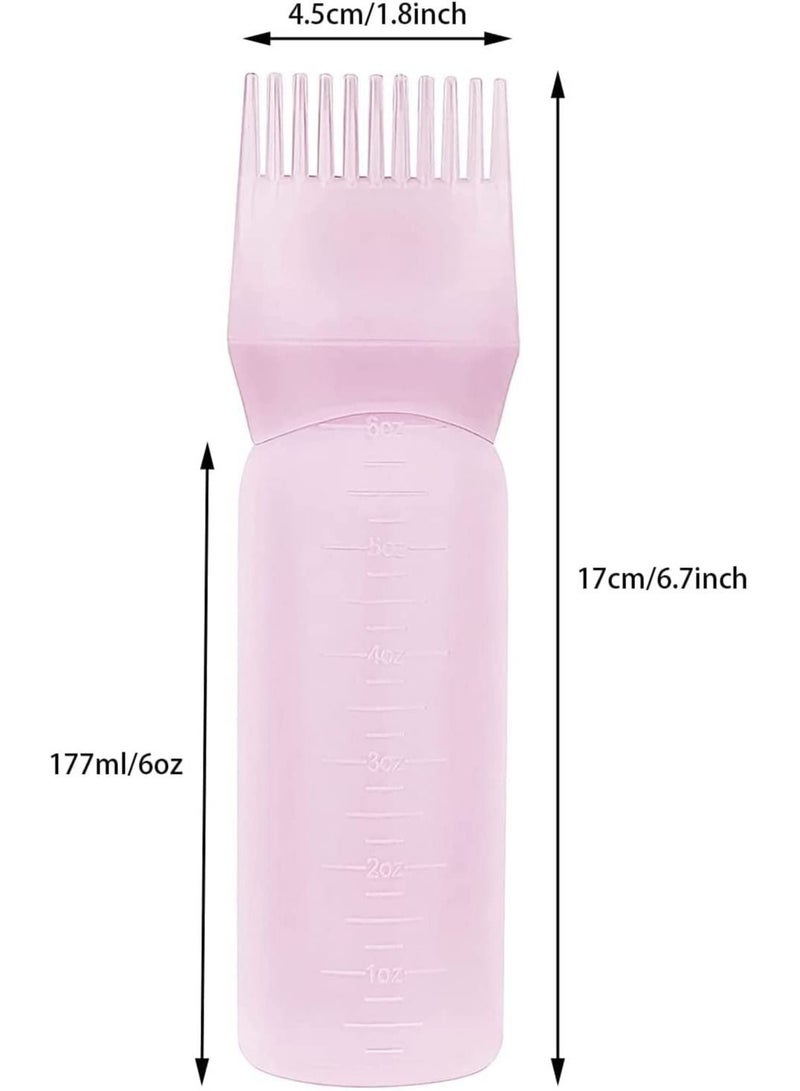 أوريتي مشط جذور الشعر من قطعتين لزجاجة صبغة الشعر باللون الوردي - Image 5