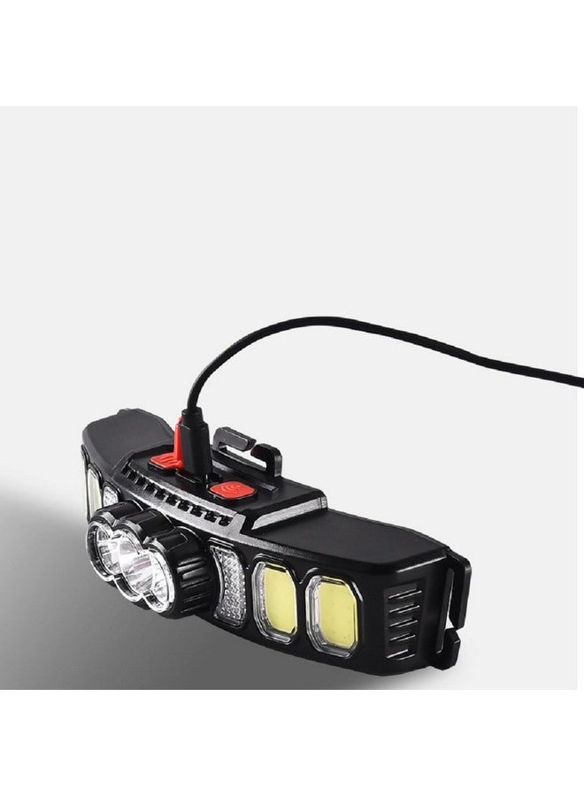 Naivete Multi Light Source USB Headlights red Light Power Display Small headlamp for Camping, patrolling, Searching, Searching, Night Fishing, Night Ridingshing, Night Riding (Headlamp HX-811) - Image 3