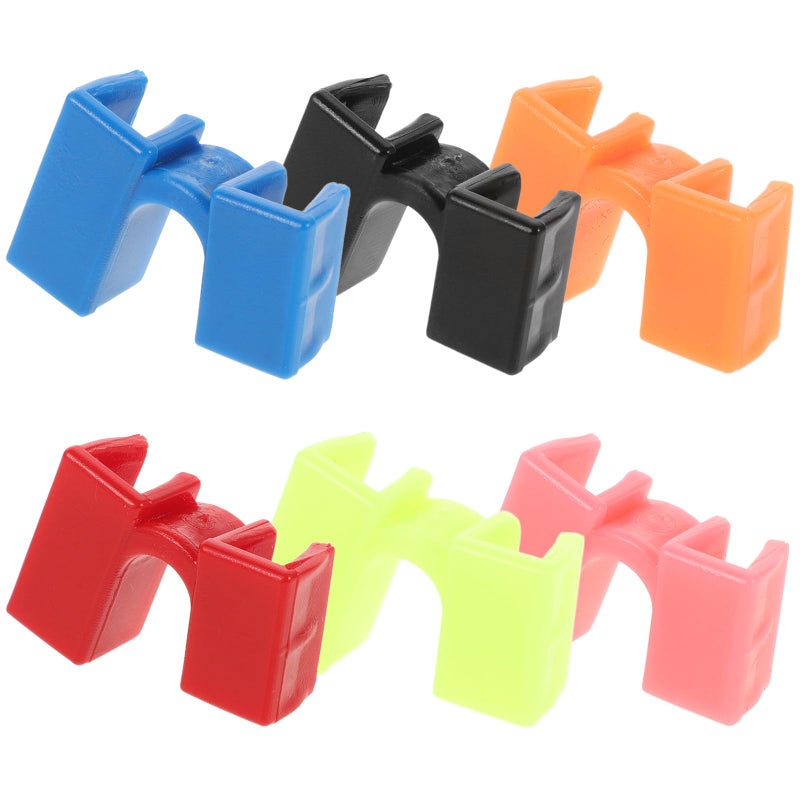 Reusable Chopstick Trainer Clips Set 6pcs Non Slip Plastic Training Tools for Beginners Adults - Image 2