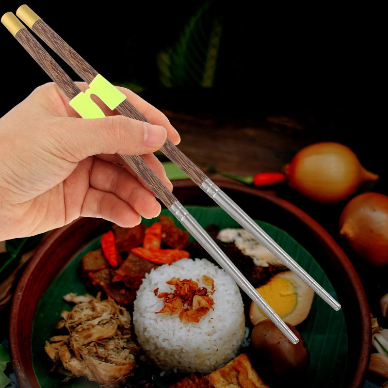 Reusable Chopstick Trainer Clips Set 6pcs Non Slip Plastic Training Tools for Beginners Adults - Image 5