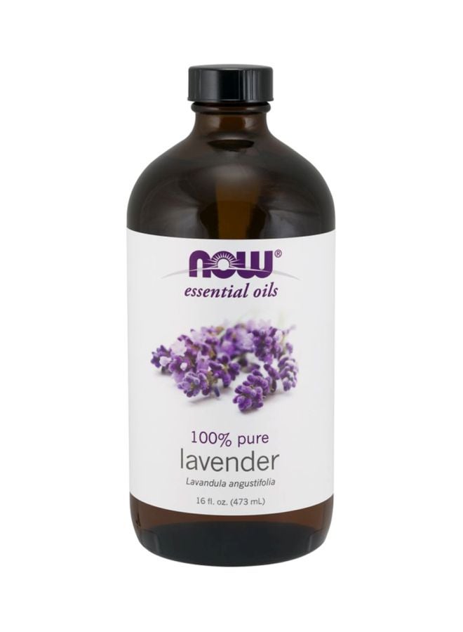 Now Foods Lavender Essential Oil Brown/White 473ml - Image 1