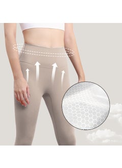 Generic High-Waisted Slimming Leggings Womens Running Outerwear Fitness Pants One-Piece Base Layer Yoga Suit Workout Wear Rock (strong shaping) 