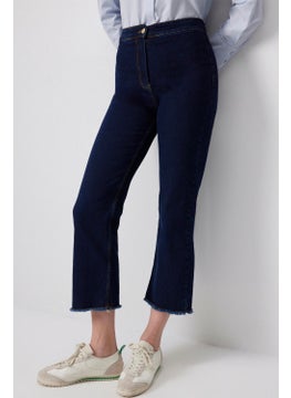 Touche Leg Tassel Denim Trousers  - Image 4