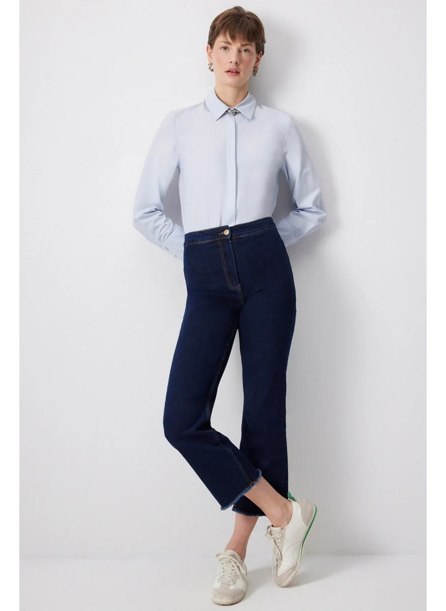 تاتشي Leg Tassel Denim Trousers