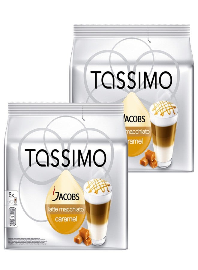 Tassimo Jacobs Typ Caramel Macchiato, Pack of 2, 2 x 16 T-Discs 16 Servings - Image 2
