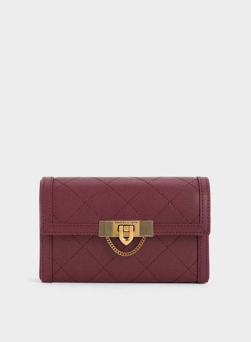 تشارلز & كيث حقيبة كلاتش تالولا المعدنية من تشارلز آند كيث - Image 1