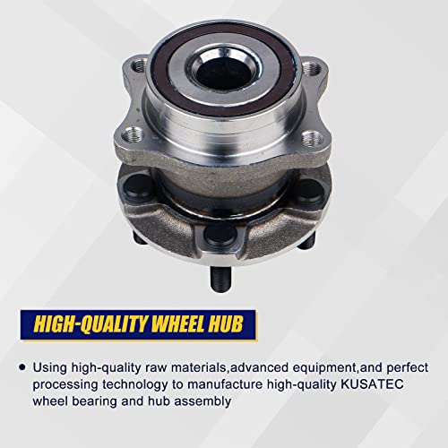 KUSATEC 512401 2pcs Rear Wheel Bearing and Hub Assembly Compatible with Scion FR-S, Subaru BRZ, Subaru Forester Legacy Outback WRX, 5 Lug - Image 3