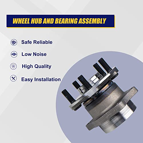 KUSATEC 512401 2pcs Rear Wheel Bearing and Hub Assembly Compatible with Scion FR-S, Subaru BRZ, Subaru Forester Legacy Outback WRX, 5 Lug - Image 2