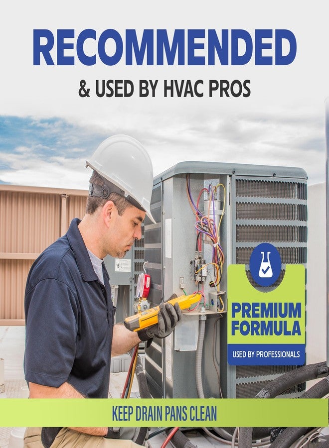 FORTIVO 200 قرص منظف خط تصريف مكيف الهواء - بدون بقايا، قابل للذوبان في الماء، علاج سريع المفعول لصيانة أنظمة HVAC، وحدات النوافذ، الوحدات الصغيرة، مزيلات الرطوبة والثلاجات - Image 3