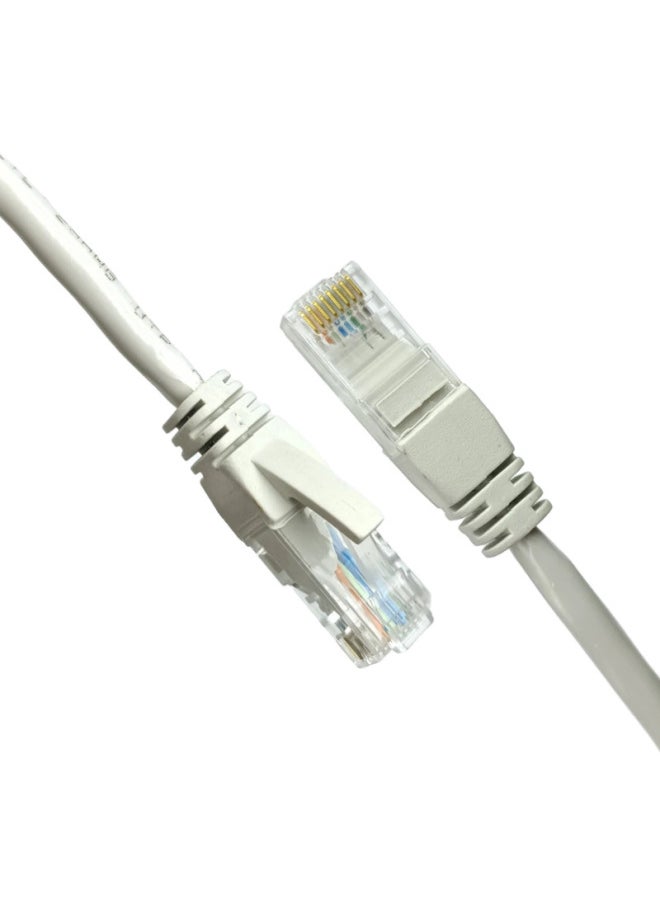Generic - Finished Network Cable Jumper Router Cat 6 Class 6 Gigabit Network Cable RJ45 Computer High-speed Broadband Network Cable-Color:Light Gray-Line Length:0.5 M - Image 1