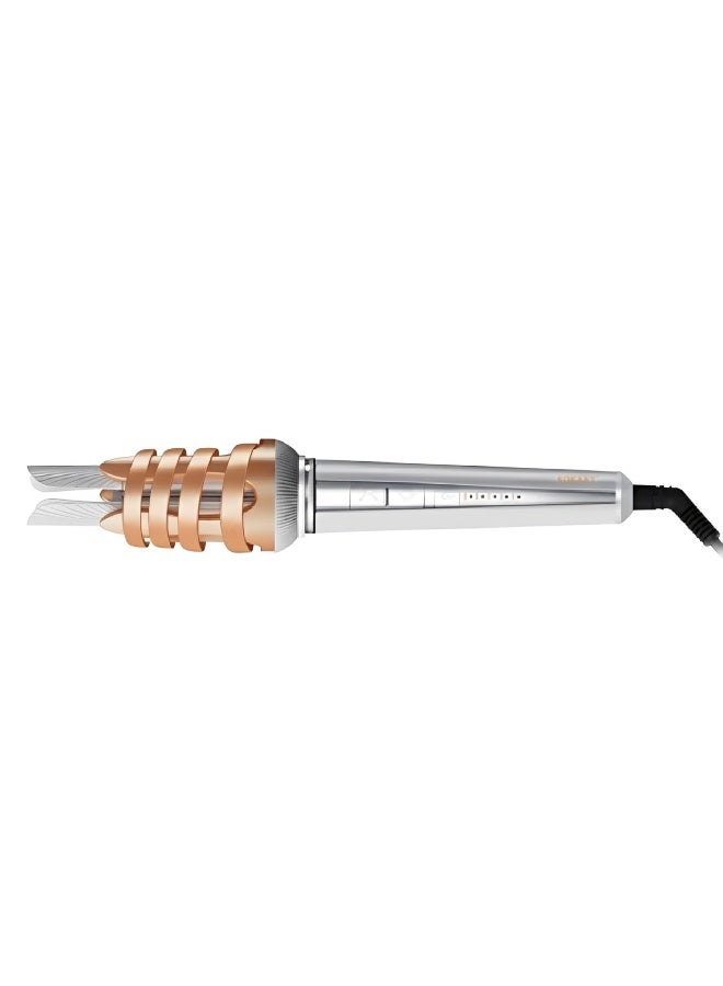 sokany SK-15065 Automatic Rotating Hair Curler – Professional Ceramic Curling Iron with 360° Rotating Barrel, Fast Heating Hair Styling Tool, Adjustable Temperature, Automatic Hair Curler for Long Lasting Curls, Waves and Salon Style Hair - Image 5