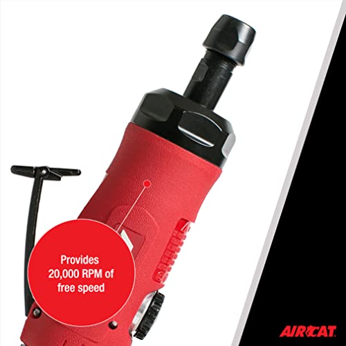 AIRCAT Pneumatic Tools 6290: .75 HP Reversible Straight Die Grinder 20,000 RPM - Image 4