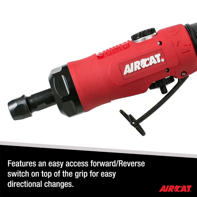 AIRCAT Pneumatic Tools 6290: .75 HP Reversible Straight Die Grinder 20,000 RPM - Image 3