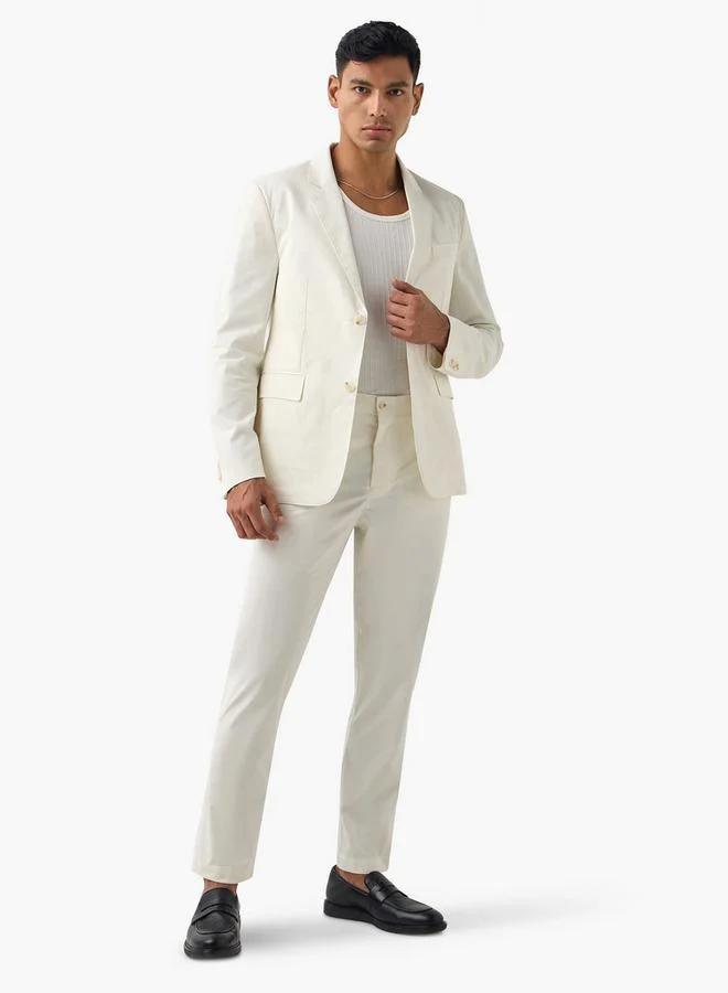 Iconic Iconic Regular Fit Pants with Flexi Waist and Pockets