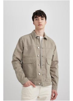 DeFacto Man Slim Fit W/O Hoodie Long Sleeve Denim Jacket  - Image 4