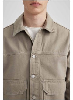 DeFacto Man Slim Fit W/O Hoodie Long Sleeve Denim Jacket  - Image 3