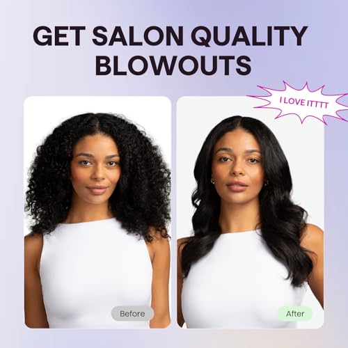 Wavytalk Updated Version Thermal Brush 15 Inch Negative Ion Blowout Express Thermal Round Brush Creates SalonQuality Blowouts lonic Frizz Reduction Makes Hair Shinier Smoother Millennial Pink - Image 3