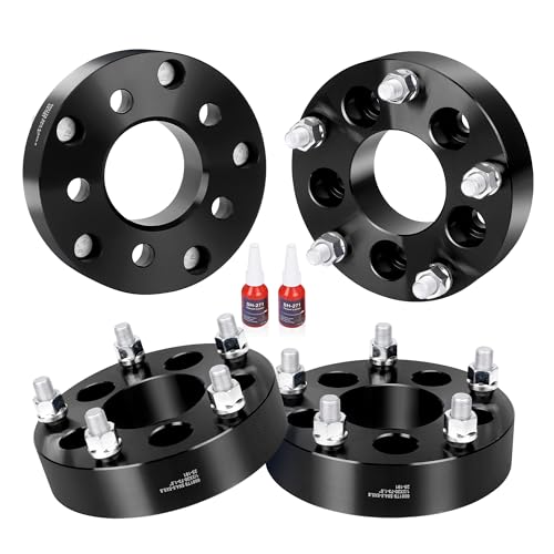 EZISOE 5x45 to 5x55 Wheel Adapters Change Bolt Pattern 15 Inch Conversion 5x1143 to 5x1397 Wheel Adapters Spacers 73mm hub core with 12 Studs for Wrangler Cherokee Libetry Explorer Ranger Edge - Image 1
