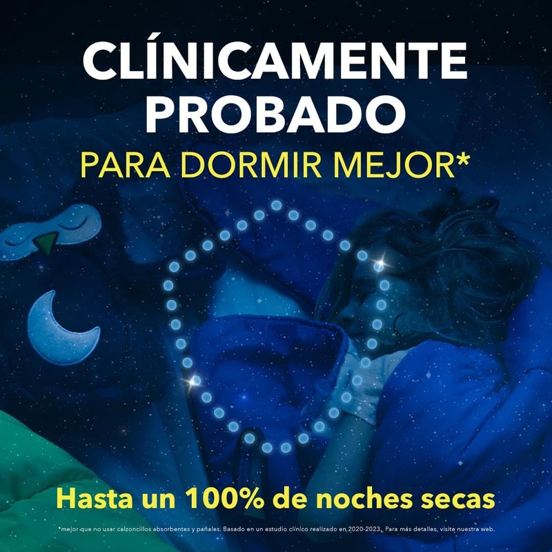 Huggies DryNites, 3-5 years, Girl, 16-23 kg, Jumbo Pack, 16 Bed Wetting Diaper Pants - Image 2