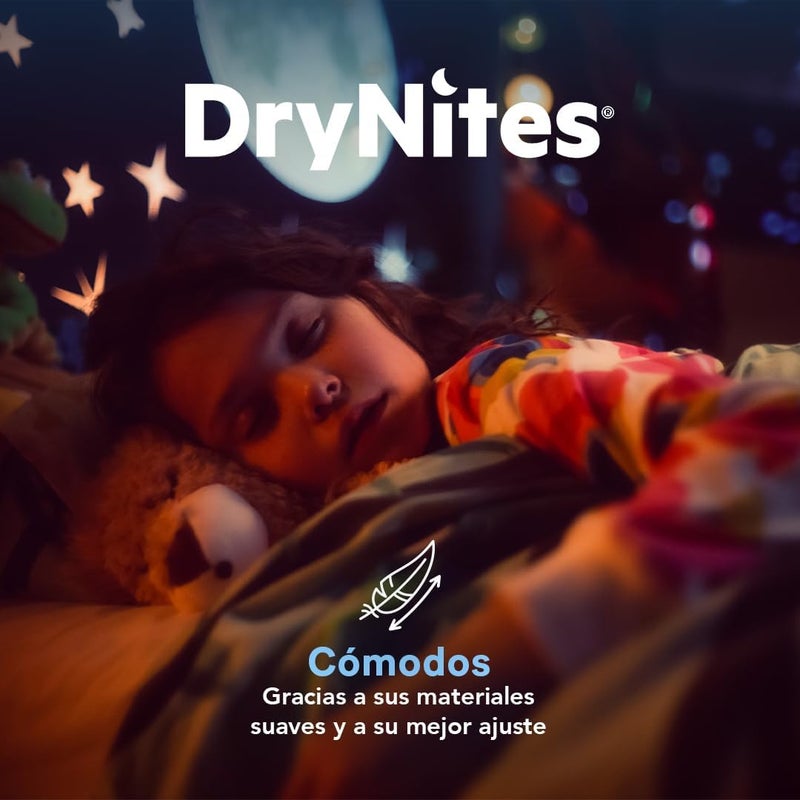 Huggies DryNites, 3-5 years, Girl, 16-23 kg, Jumbo Pack, 16 Bed Wetting Diaper Pants - Image 4