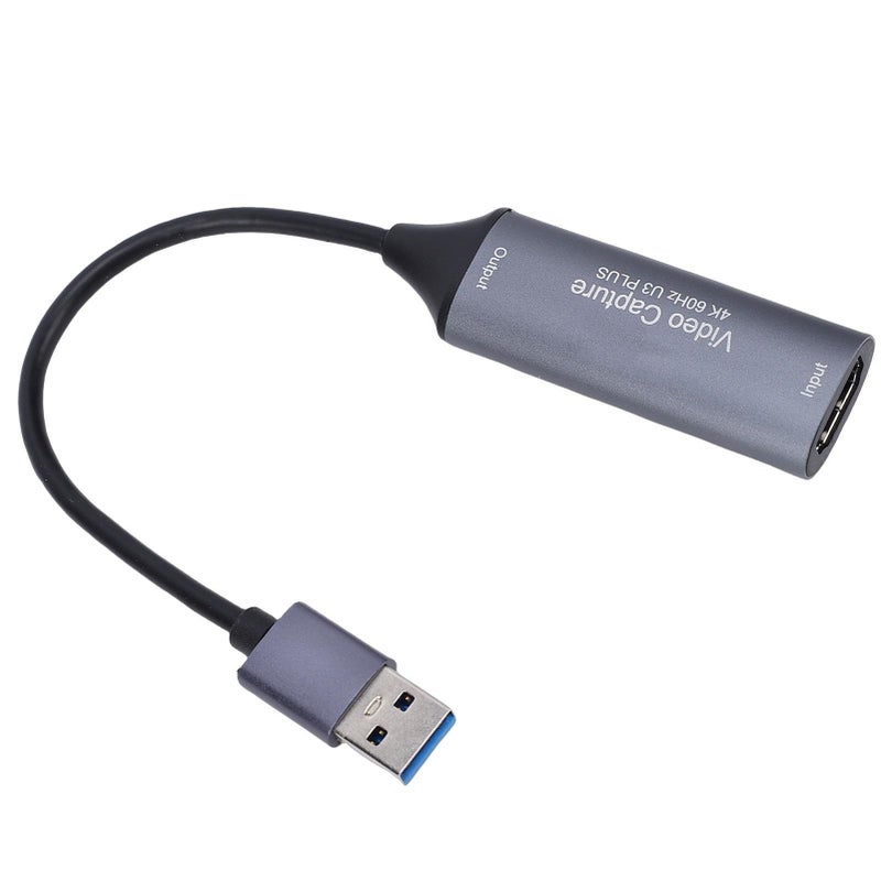 بطاقة التقاط فيديو 4K HDMI إلى 1080P 60 إطارًا في الثانية عبر USB للبث المباشر وألعاب التلفزيون مع زمن استجابة منخفض متوافقة مع ويندوز ولينكس وأندرويد - Image 2