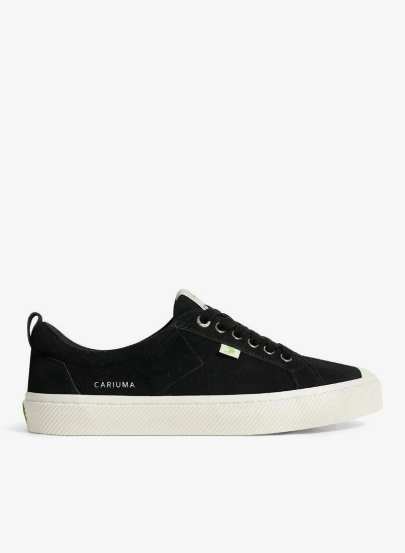 كاريوما OCA Low Black Suede Sneaker