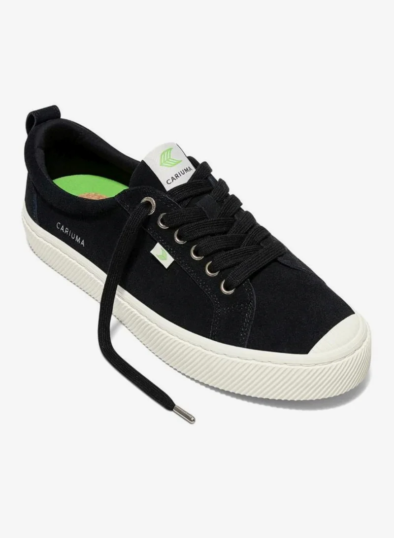 كاريوما OCA Low Black Suede Sneaker