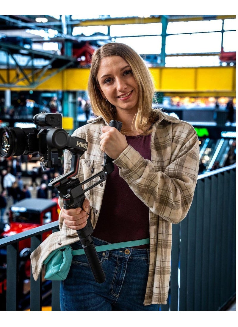 RS3 Vertical Camera Mount, Robust Portrait Mounting Solution Compatible With DJI RS 2 RS 3 RS3 PRO For IG YouTube Shorts Tiktok Video Extended Vertical Shooting, Camera Stabilizer