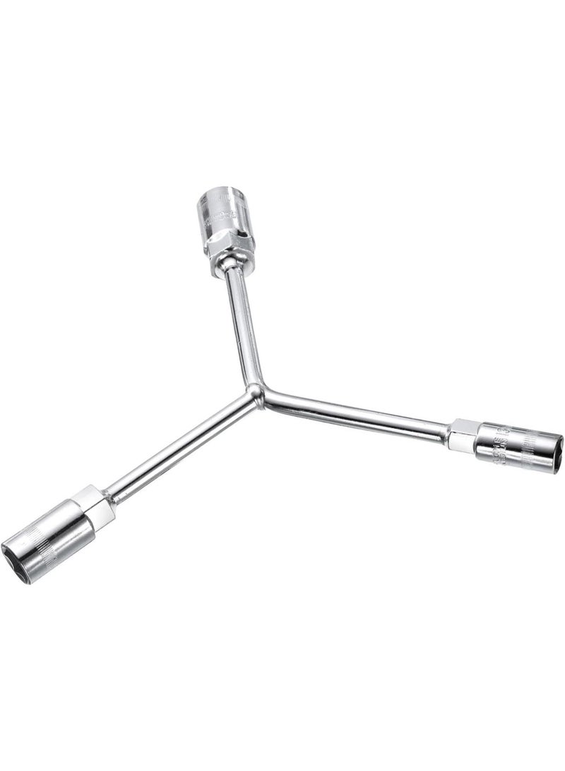 GGOOT Y-Shaped 3 Way Socket Wrench 13mm 16mm 18mm Long Arm Y-Type 6-Point Hexagon Spanner Hex Wrench Torque Spanner Socket for Car Motorcycle Repair Hardware Tools - Image 3