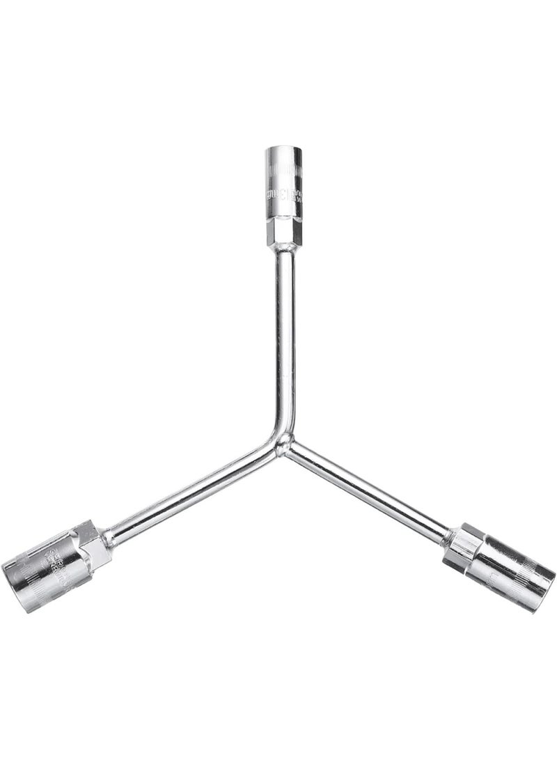 GGOOT Y-Shaped 3 Way Socket Wrench 13mm 16mm 18mm Long Arm Y-Type 6-Point Hexagon Spanner Hex Wrench Torque Spanner Socket for Car Motorcycle Repair Hardware Tools - Image 1