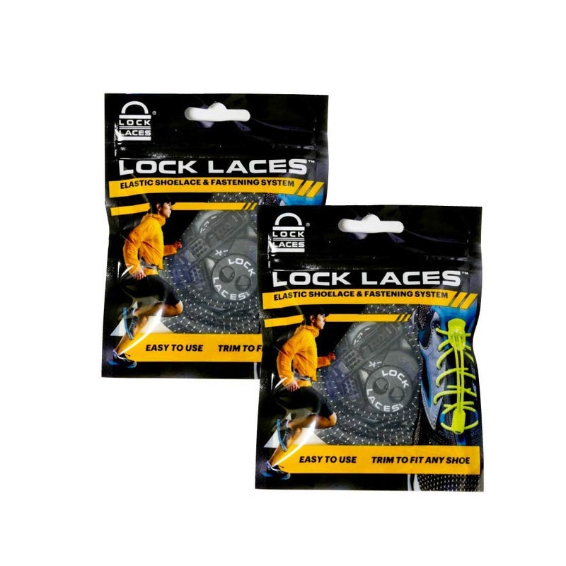LOCK LACES USA (Elastic No Tie Shoelaces) Pack of 2 - Image 2