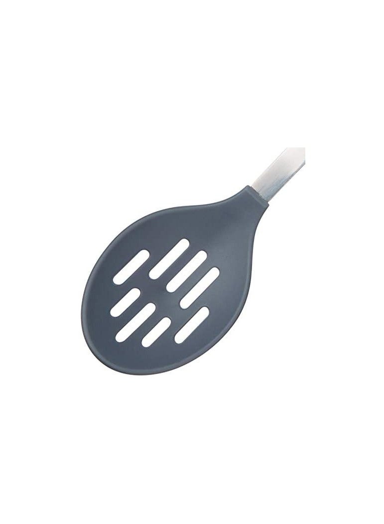 KitchenCraft Soft Grip Stainless Steel Slotted Spoon – Durable & Hang-Tagged for Display  - Image 3