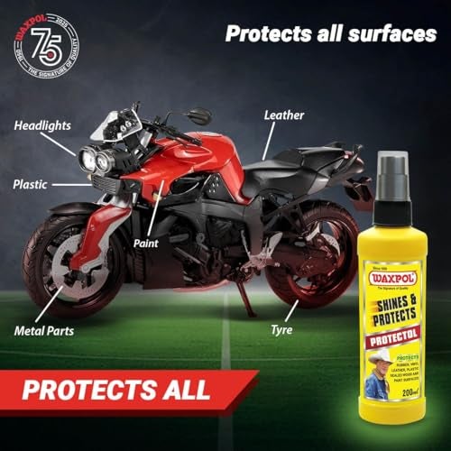 Waxpol Protectol Multipurpose Car & Bike Liquid Polish 1 L– High Gloss Shine & Protection for Car, Motorbike, Scooter, Household, Office Furniture (Interior & Exterior Use) - Image 4