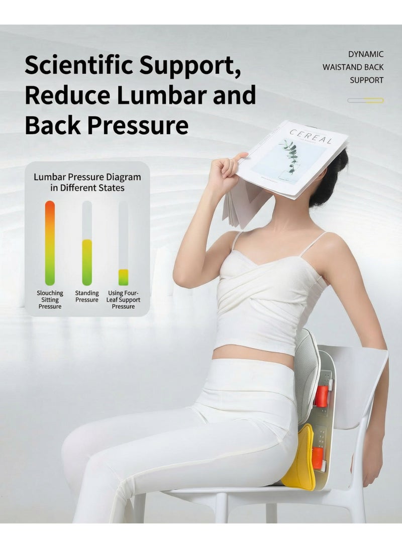 Orthopedic Memory Foam Lumbar Support Pillow for Office Chair Sciatica Relief - Image 4