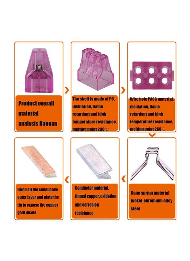 Generic - 10 PCS VSELE VSE-106C Wire Connector Plug-In Terminal - Image 1