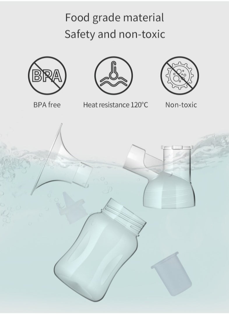 Electric Breast Pump with Multi-speed Mode and Adjustable Milker