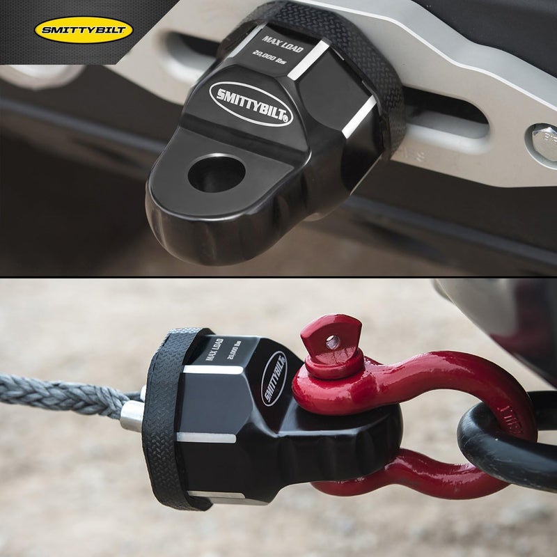 Smittybilt A.W.S. Aluminum Winch Shackle (Black) - Image 5